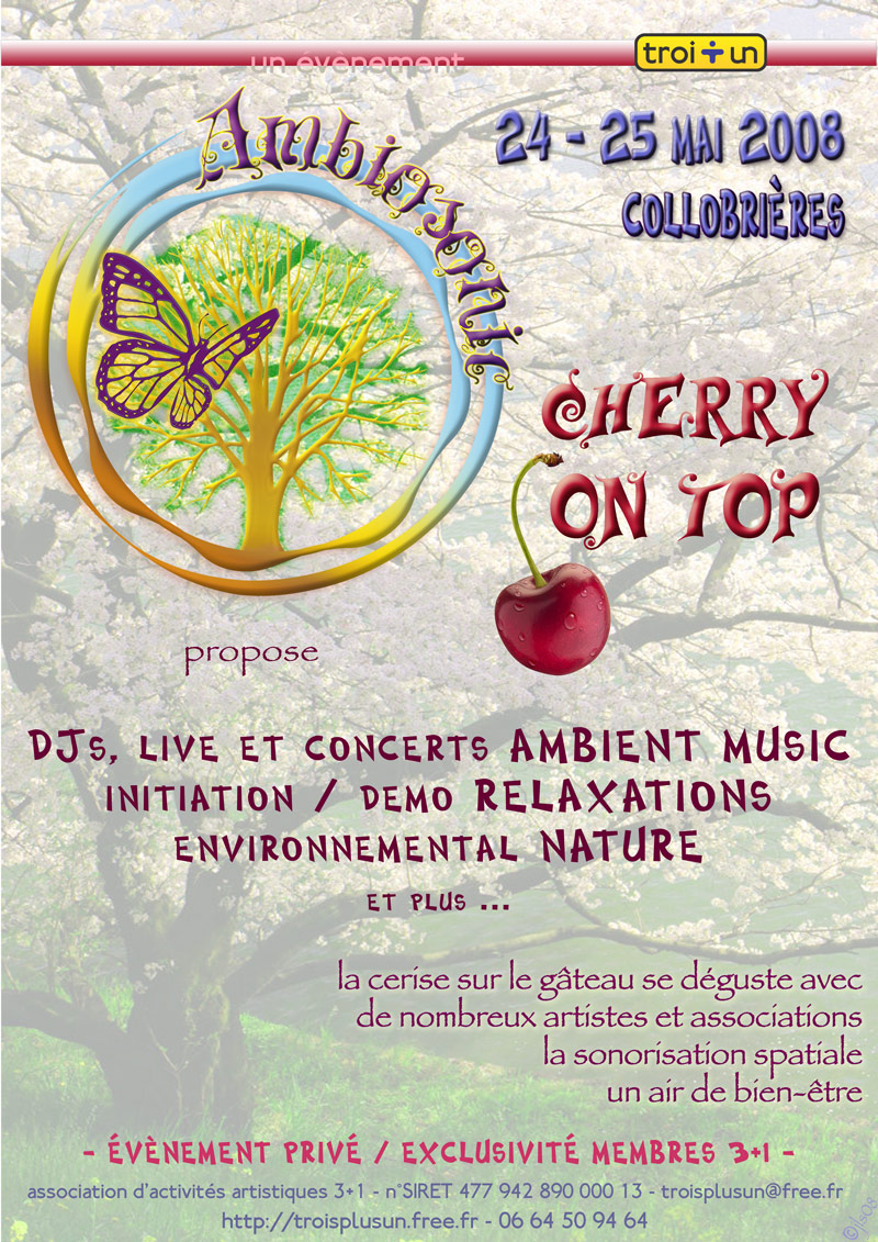 affiche de Ambiosonic - cherry on top