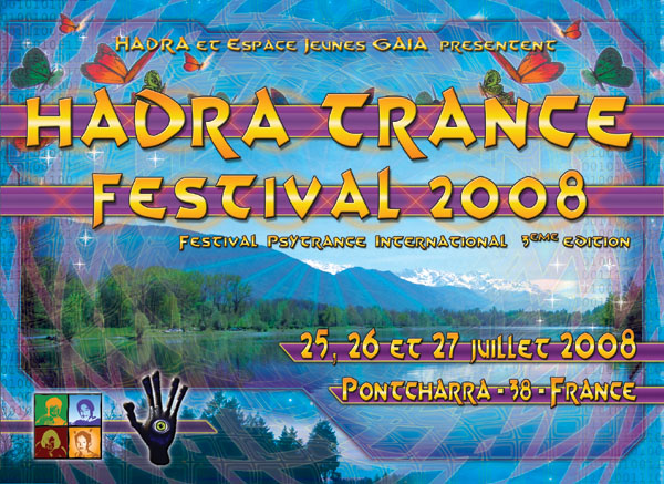flyer du festival trance Hadra 2008