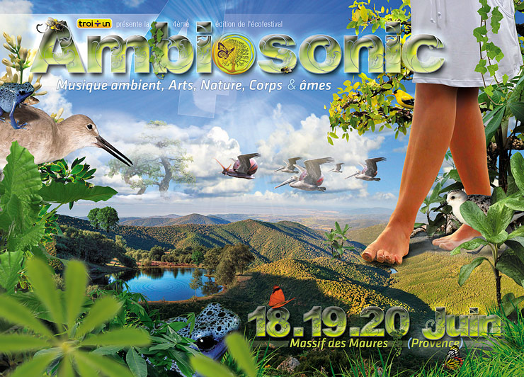 flyer recto du festival Ambiosonic 2010